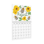 A Year of Wildflowers and Insects Calendar | August 2026–July 2027 Nature Wall Calendar