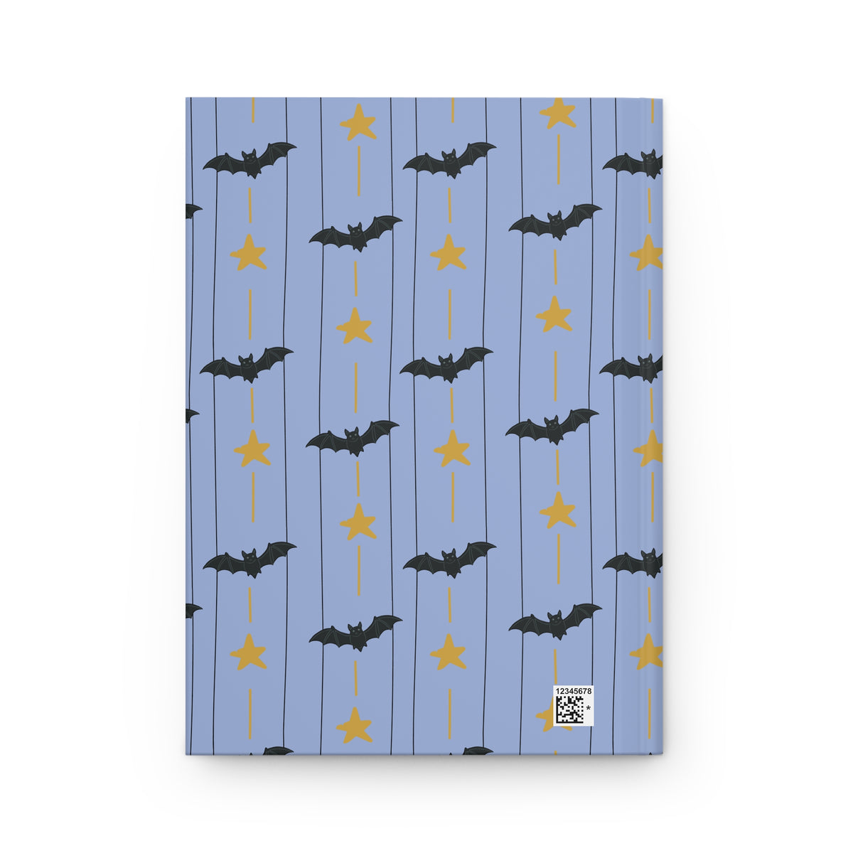 Bats in the Sky Hardcover Journal | Whimsical Bat Notebook