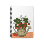 Strawberries in a Watering Can Spiral Notebook – Cottage Garden Journal