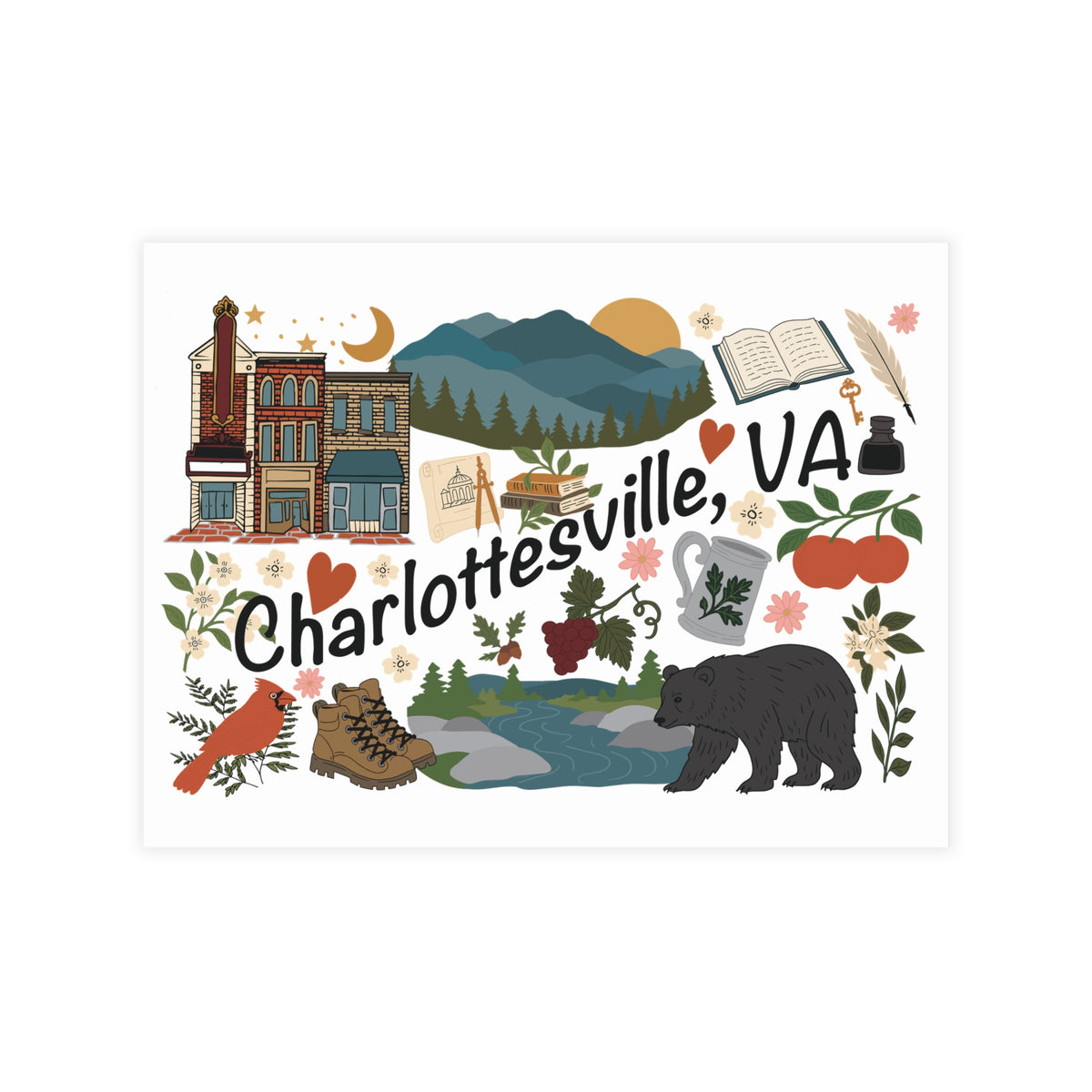 Charlottesville Wild Postcards