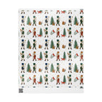 Nutcracker Woodland Parade Wrapping Paper | Whimsical Christmas Gift Wrap