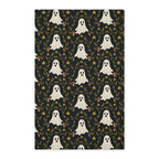 Ghosties Woodland Waffle Kitchen Towel | Whimsical Halloween Tea Towel