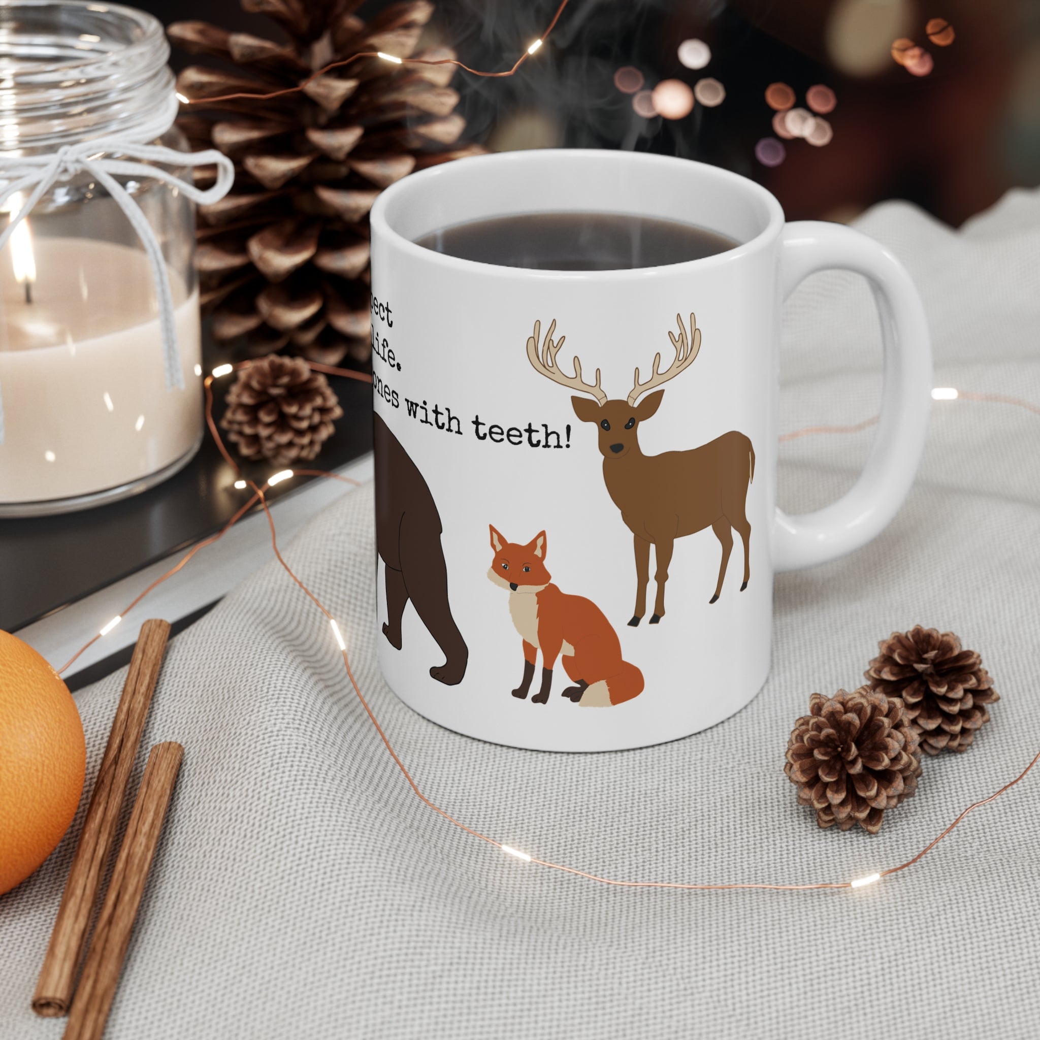 Respect Wildlife Mug | Funny Hiking & Wildlife Mug