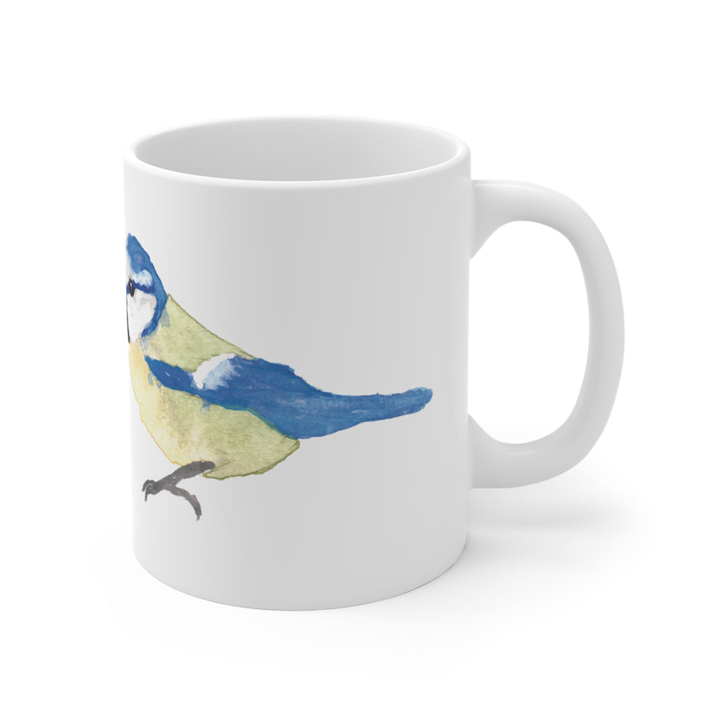 Blue Tit Bird Mug – 11 oz Ceramic Coffee Mug