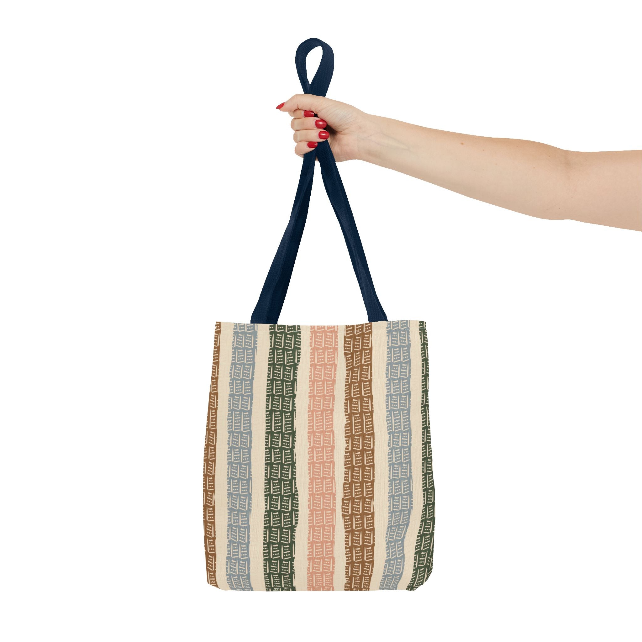 Woven Market Stripe Tote Bag