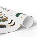 Nutcracker Woodland Parade Wrapping Paper | Whimsical Christmas Gift Wrap