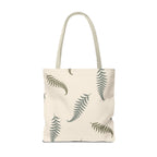 Fern Botanical Tote Bag, Neutral Sage Green Woodland Market Tote, Nature Inspired Everyday Carry Bag (Copy)