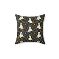 Whimsical Ghosts & Woodland Magic Decorative Throw Pillow