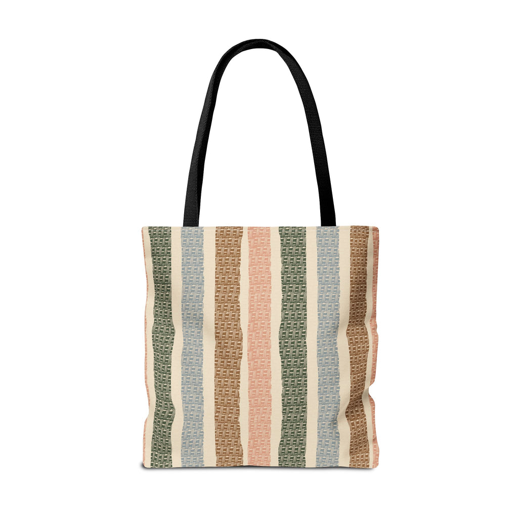 Market Basket Stripe Tote Bag