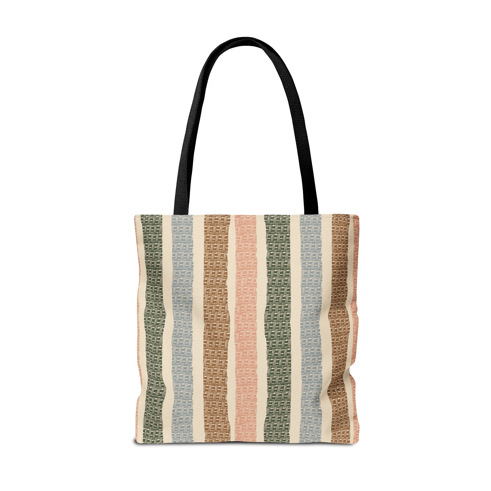 Market Basket Stripe Tote Bag