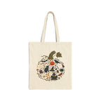 Halloween Pumpkin Canvas Tote Bag