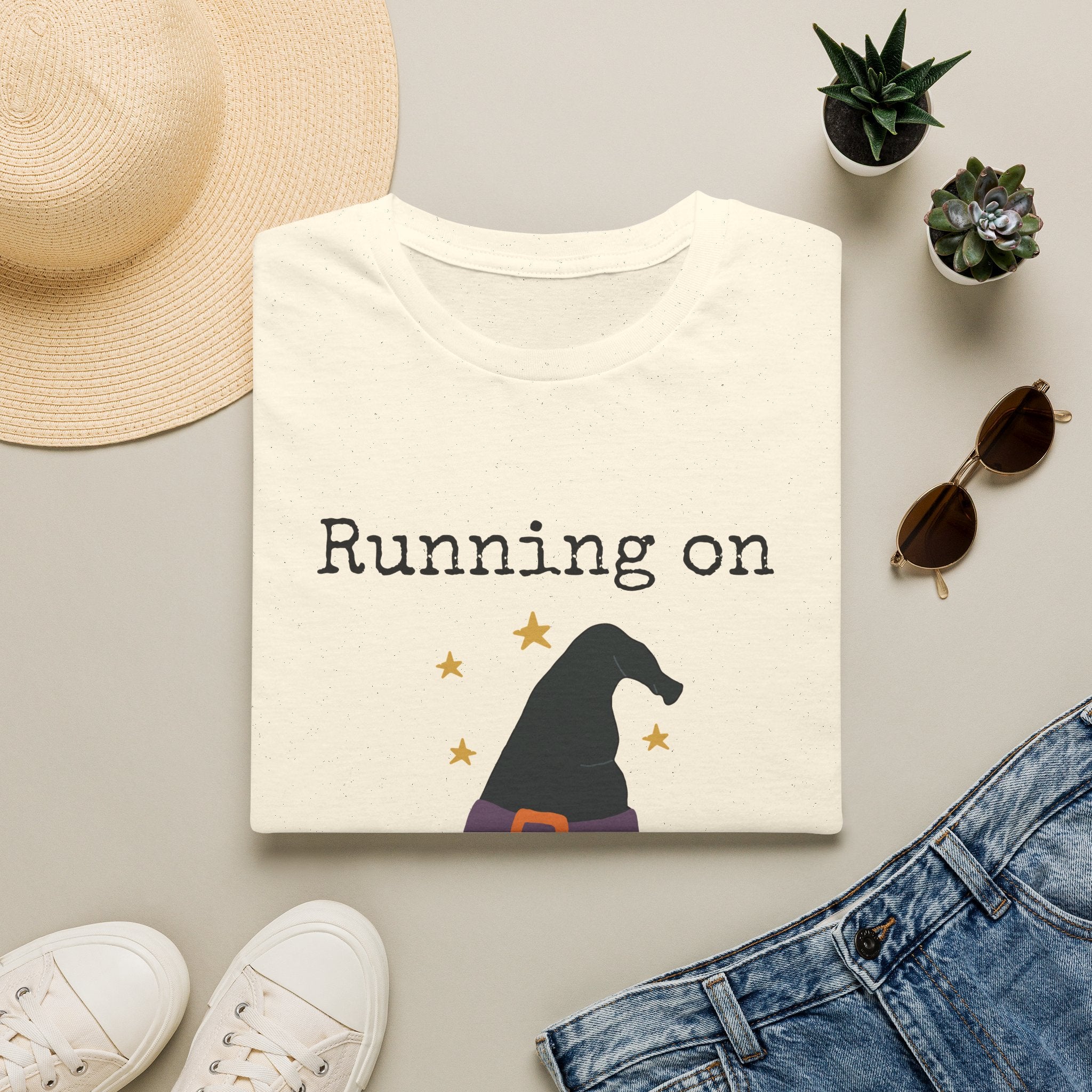 Running on Coffee & Spells T-Shirt