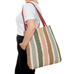 Woven Market Stripe Tote Bag