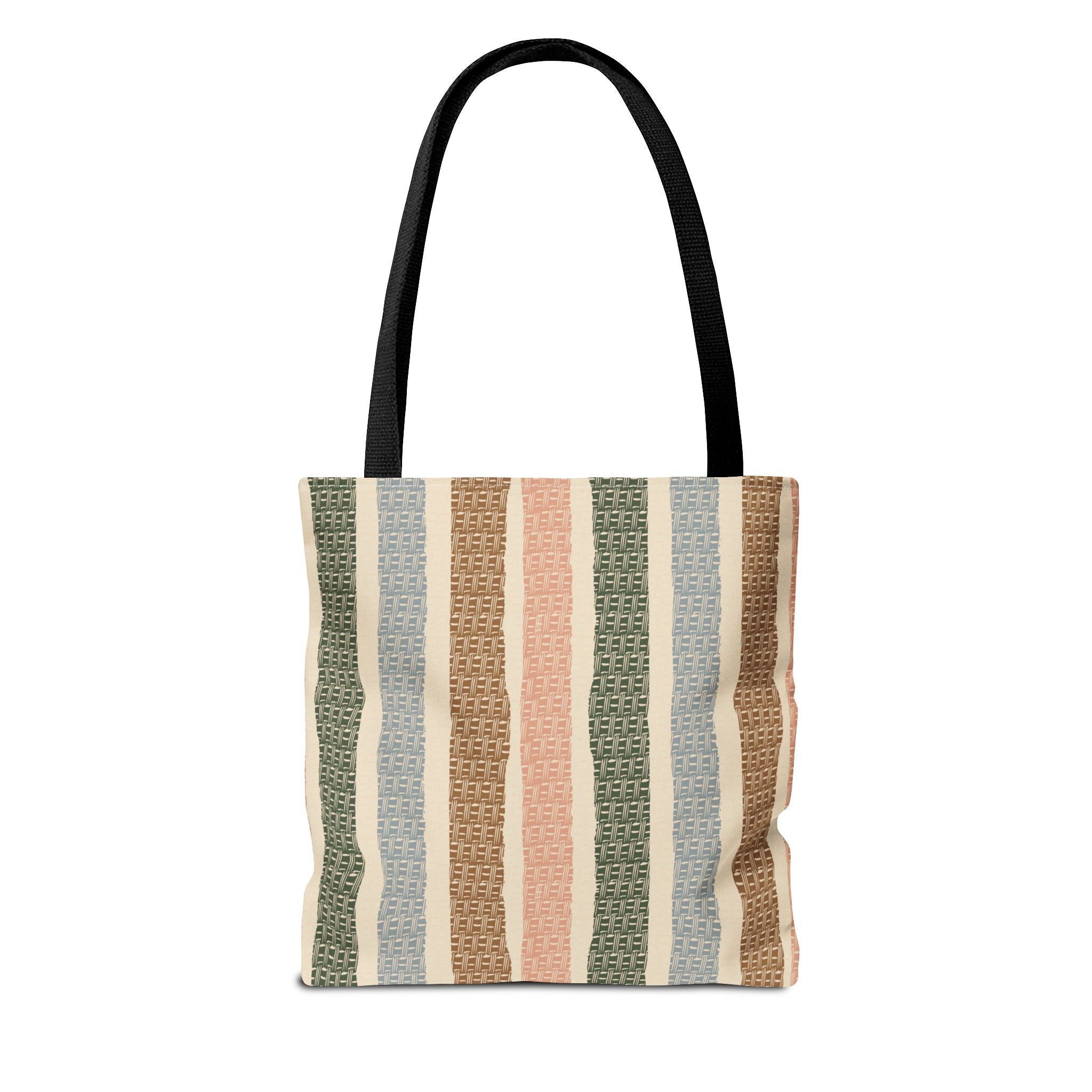Market Basket Stripe Tote Bag