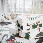 Nutcracker Woodland Parade Wrapping Paper | Whimsical Christmas Gift Wrap