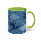 Stormflight Dragon Accent Mug – Fantasy Sky Coffee Cup (11oz / 15oz)