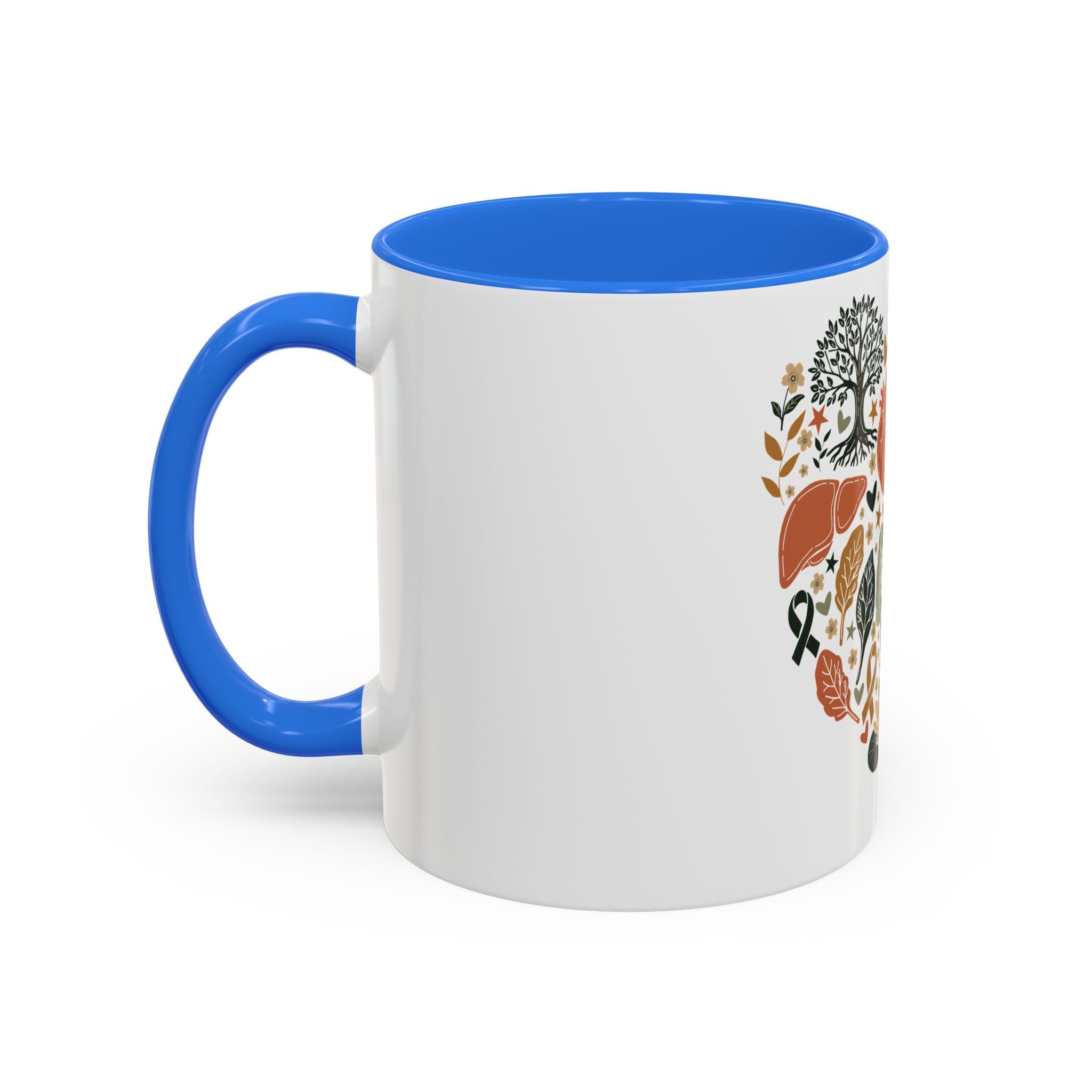Organ Donation Awareness Mug, Hope Healing Coffee Cup, Transplant Survivor Donor Family Gift, Floral Medical Mug