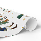 Nutcracker Woodland Parade Wrapping Paper | Whimsical Christmas Gift Wrap