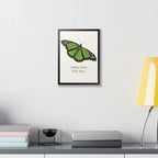 Follow What Feels Alive Monarch Butterfly Framed Poster