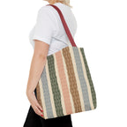 Woven Market Stripe Tote Bag