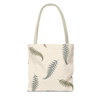 Fern Botanical Tote Bag, Neutral Sage Green Woodland Market Tote, Nature Inspired Everyday Carry Bag (Copy)