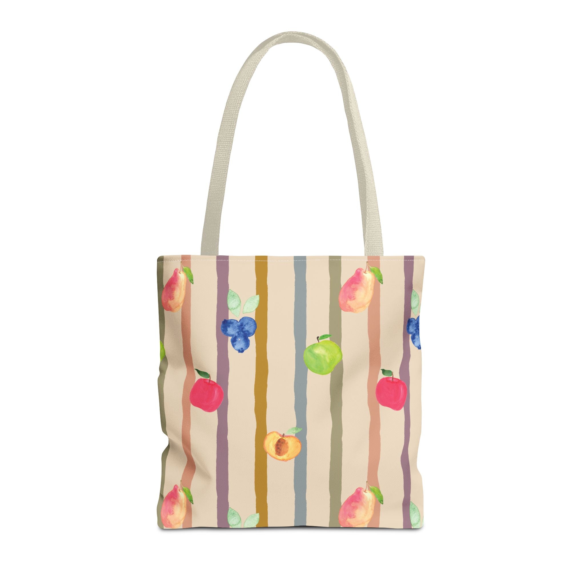 Garden Market Stripe Tote Bag