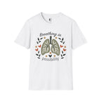 Breathing in Possibility Lung Transplant Awareness T-Shirt