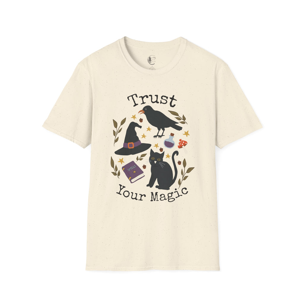 Trust Your Magic Witchy Raven Cat T-Shirt