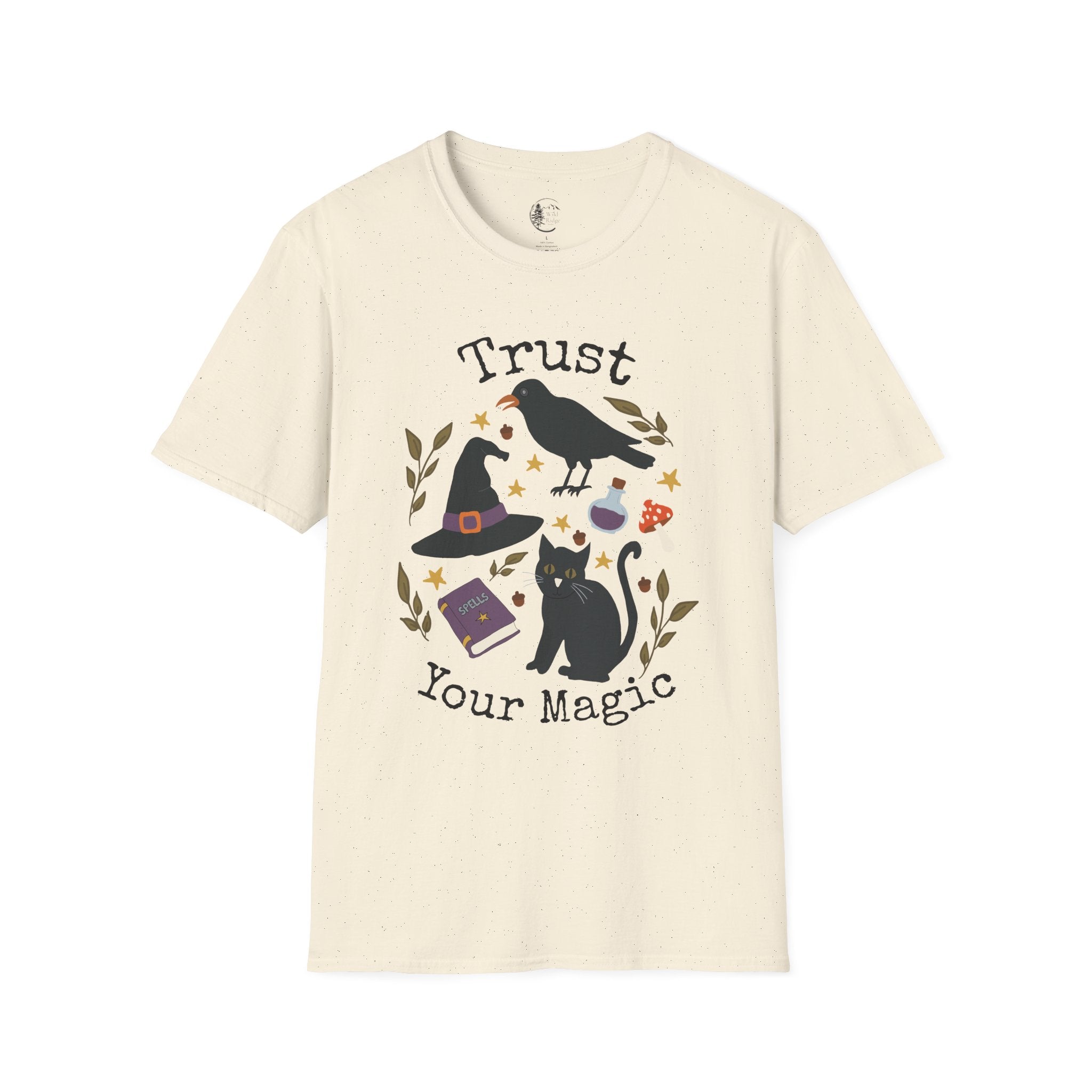 Trust Your Magic Witchy Raven Cat T-Shirt