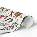 Woodland Nutcracker Christmas Wrapping Paper | Festive Forest Gift Wrap