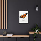Monarch Butterfly Framed Poster - Tiny Wings. Impossible Distances.