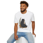 Cozy Bear Coffee Lover Unisex Softstyle T-Shirt