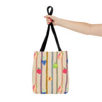 Garden Market Stripe Tote Bag