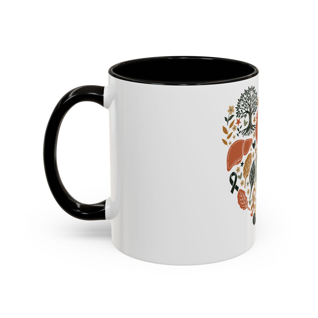 Organ Donation Awareness Mug, Hope Healing Coffee Cup, Transplant Survivor Donor Family Gift, Floral Medical Mug