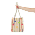 Garden Market Stripe Tote Bag