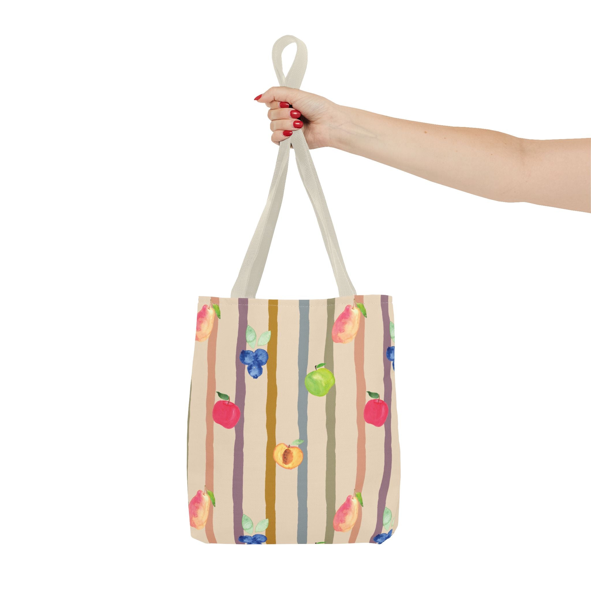 Garden Market Stripe Tote Bag