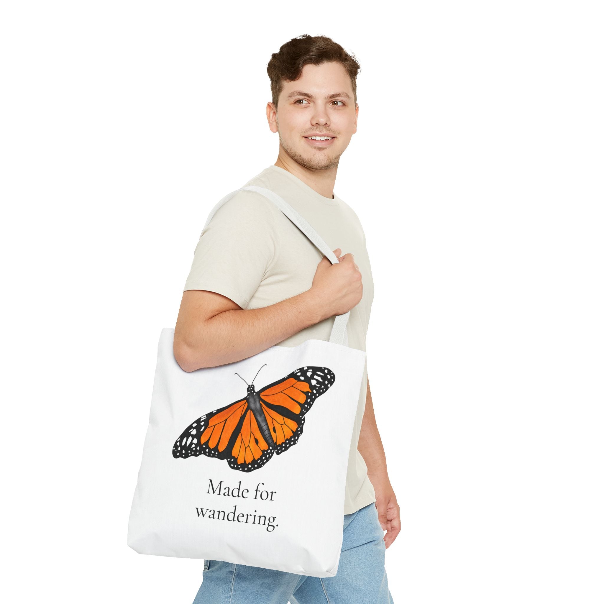 Monarch Butterfly Tote Bag - Made for Wandering
