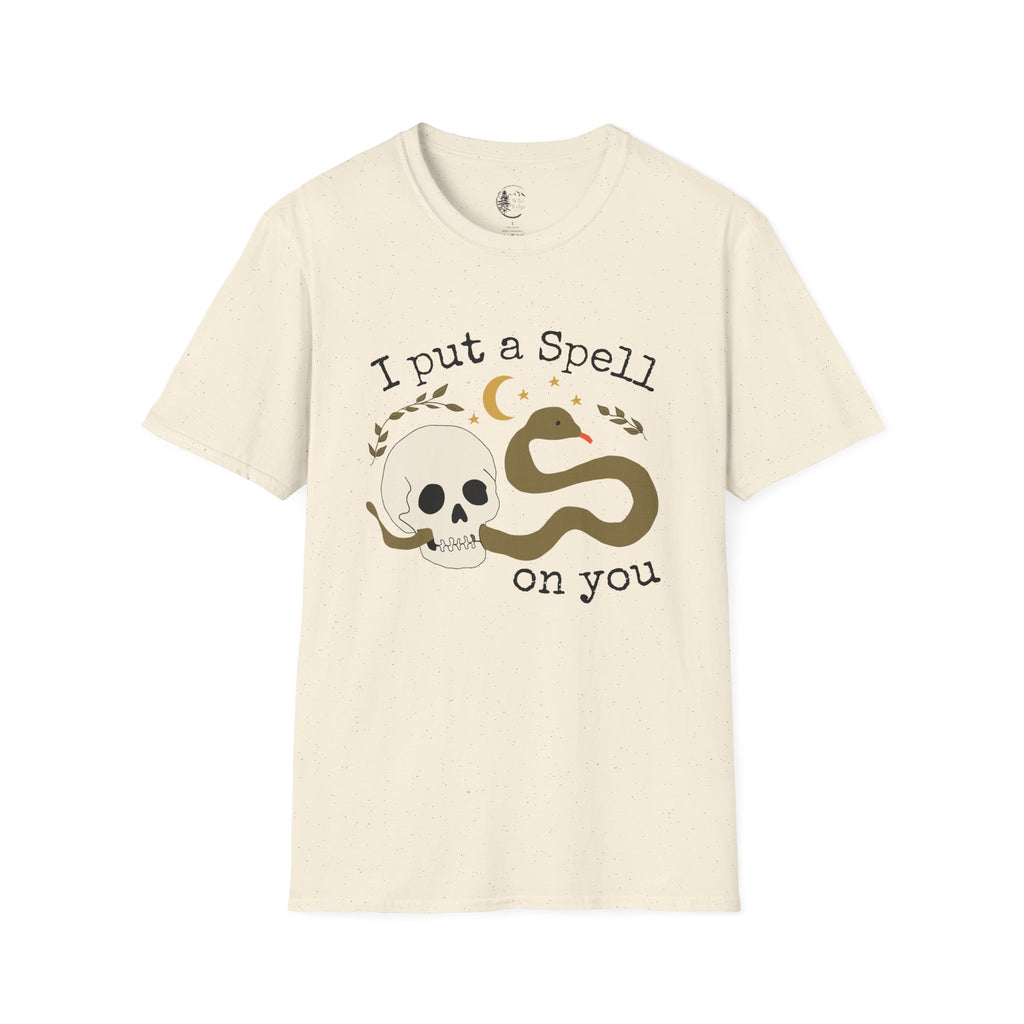 I Put a Spell on You Snake Skull Halloween T-Shirt