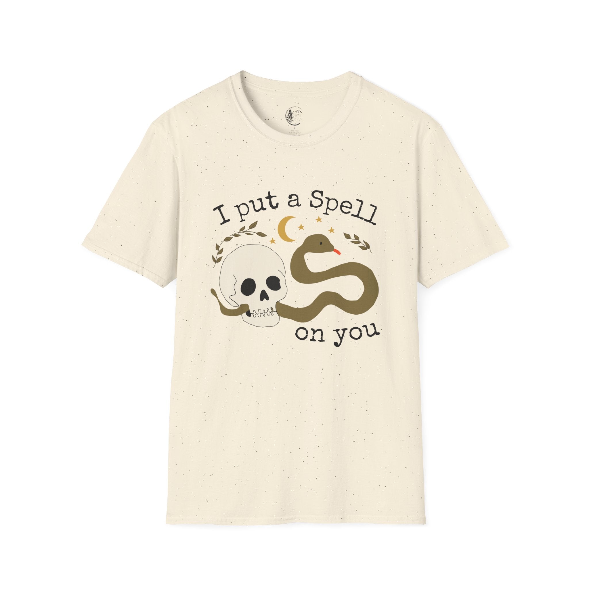 I Put a Spell on You Snake Skull Halloween T-Shirt