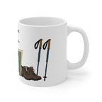 Easier on Map Hiking Mug | Funny Hiking Coffee Mug