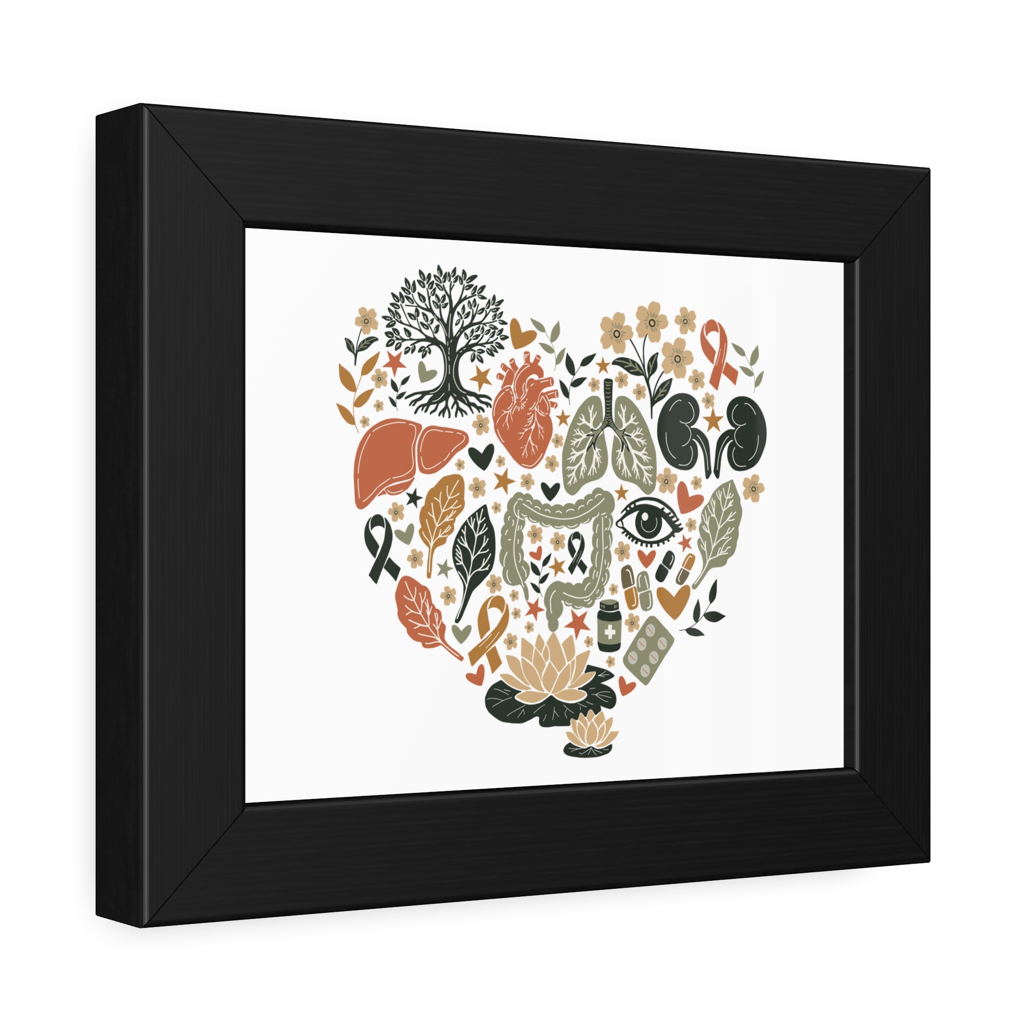 Organ Donation Awareness Wall Art | Hope & Healing Botanical Print