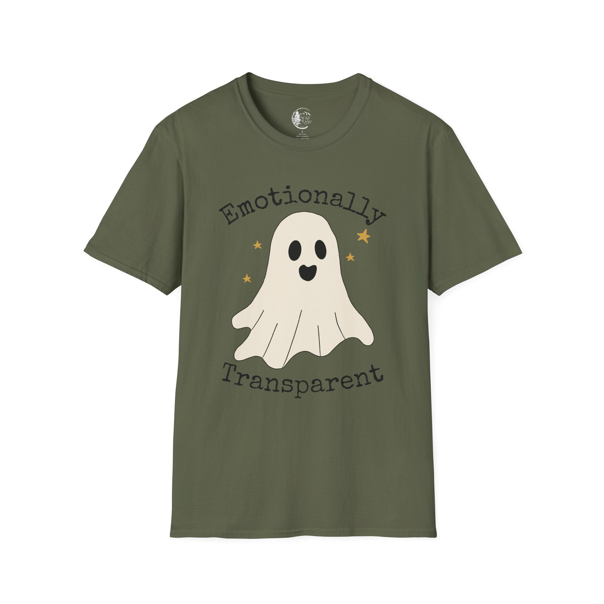 Emotionally Transparent Ghost T-Shirt – Wild Ridge Studio