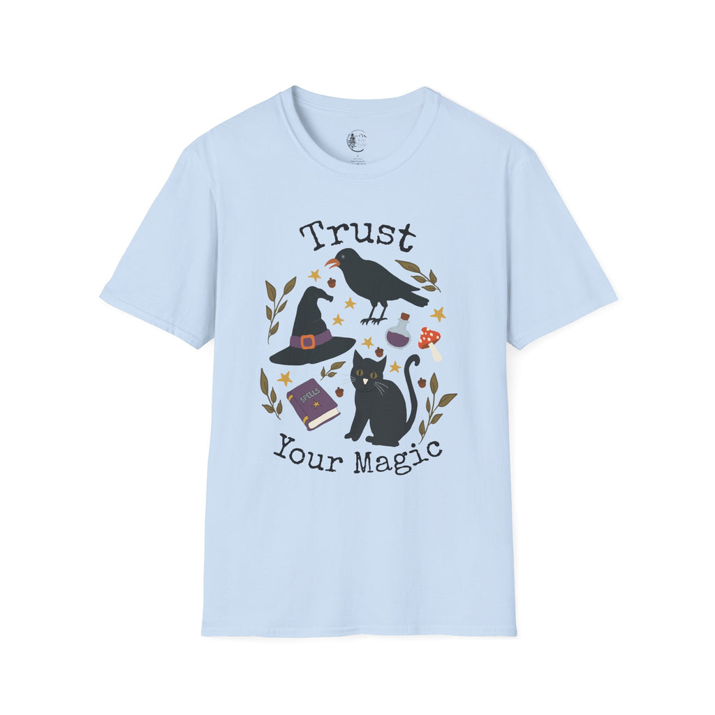 Trust Your Magic Witchy Raven Cat T-Shirt