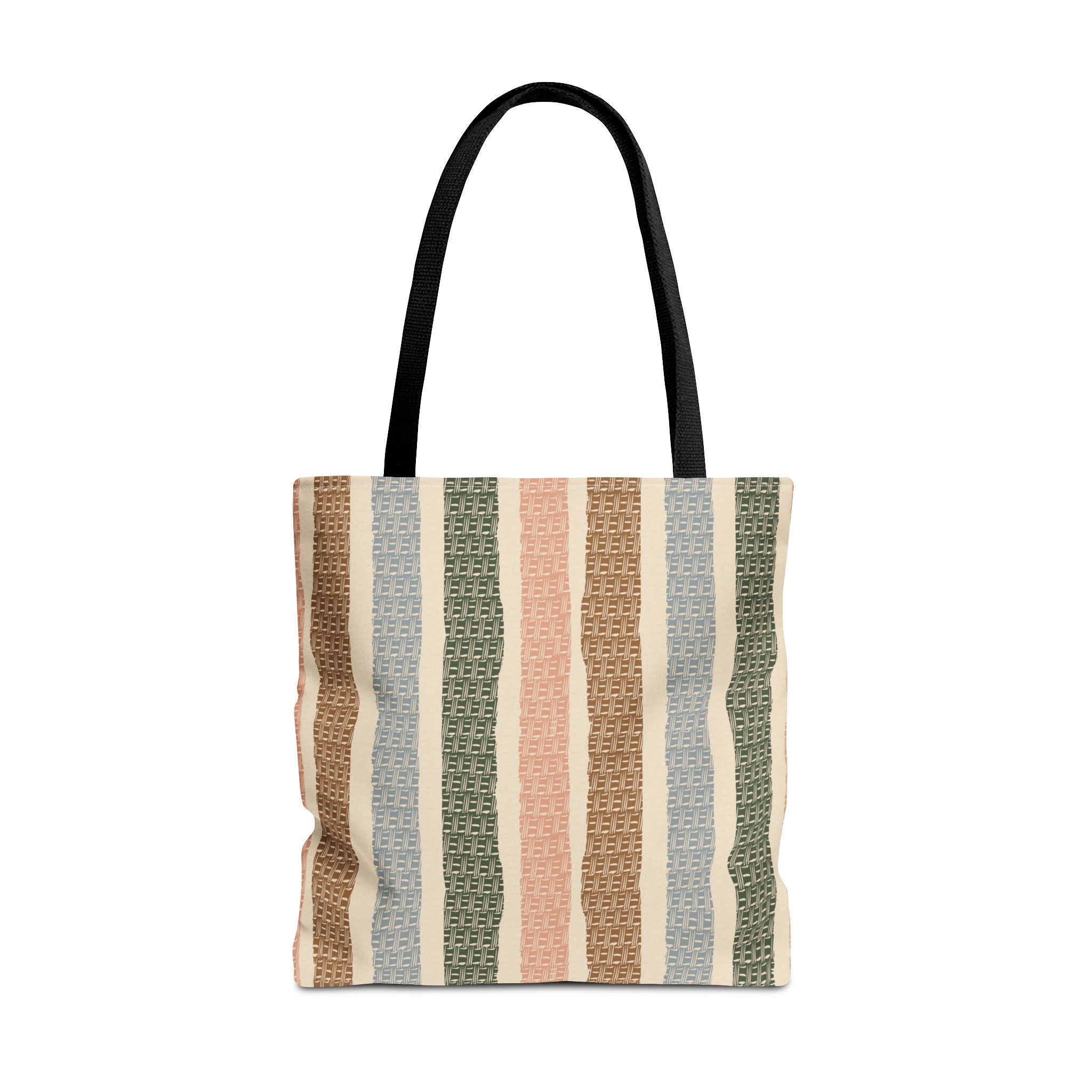 Market Basket Stripe Tote Bag
