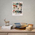 Charlottesville, Virginia Illustrated Art Print