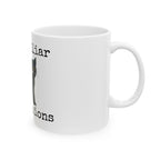 My Familiar Has Opinions Cat Coffee Mug
