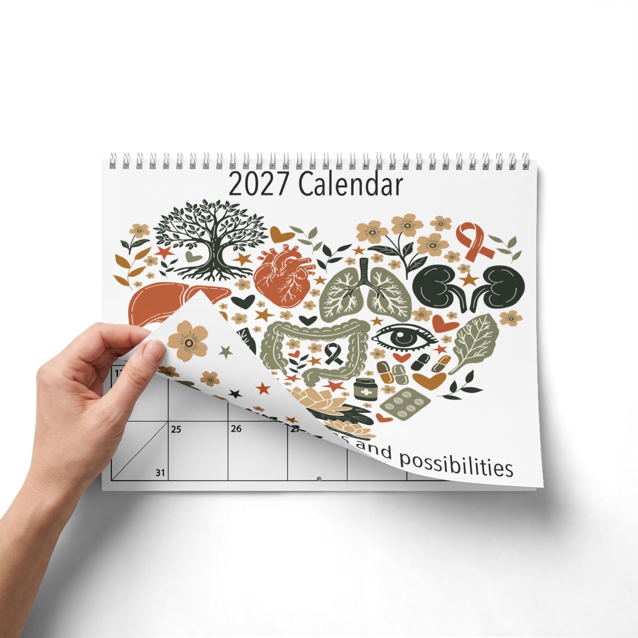 2027 Organ Donation Awareness Calendar