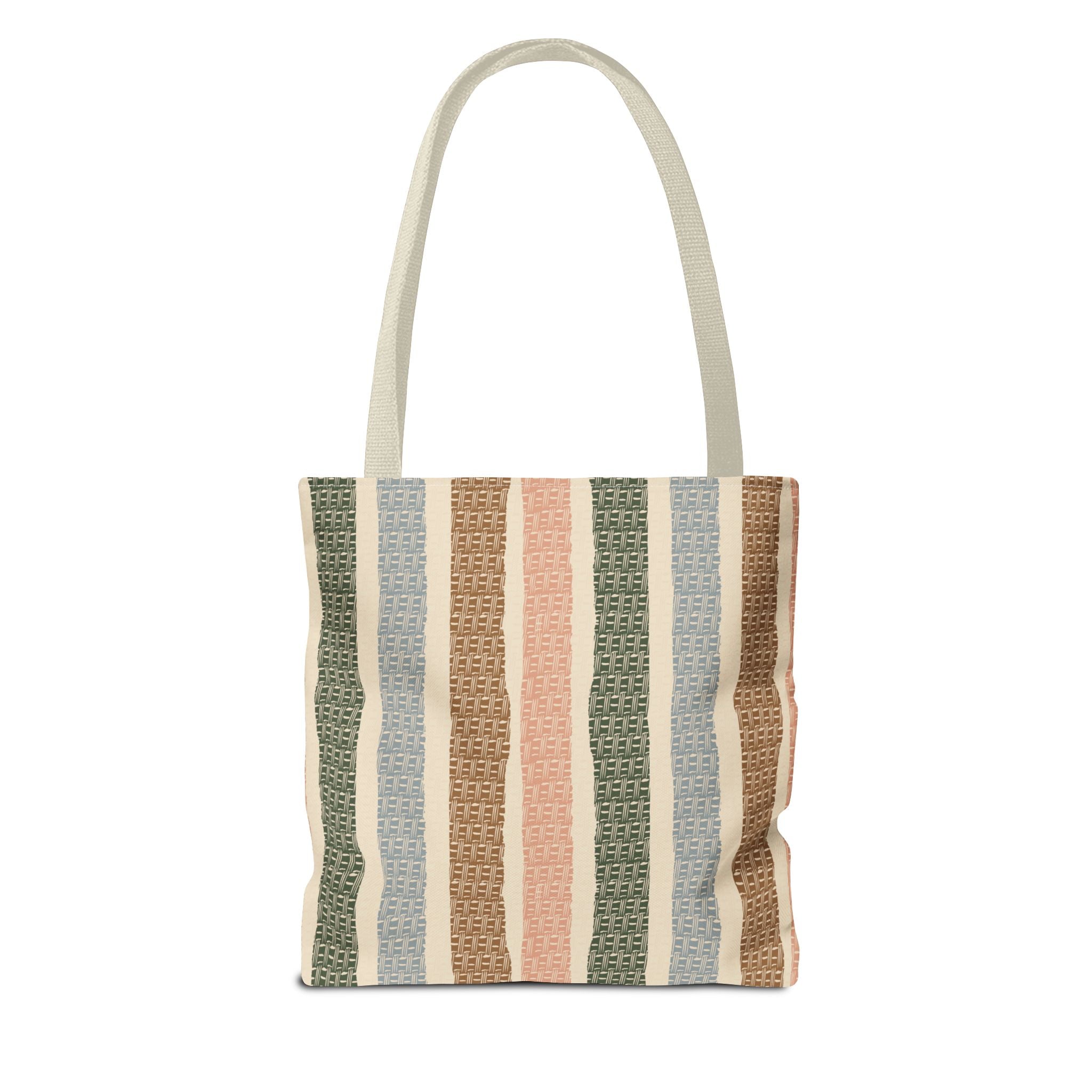 Market Basket Stripe Tote Bag