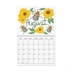 A Year of Wildflowers and Insects Calendar | August 2026–July 2027 Nature Wall Calendar