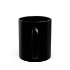 Hex First, Talk Later Black Ceramic Mug